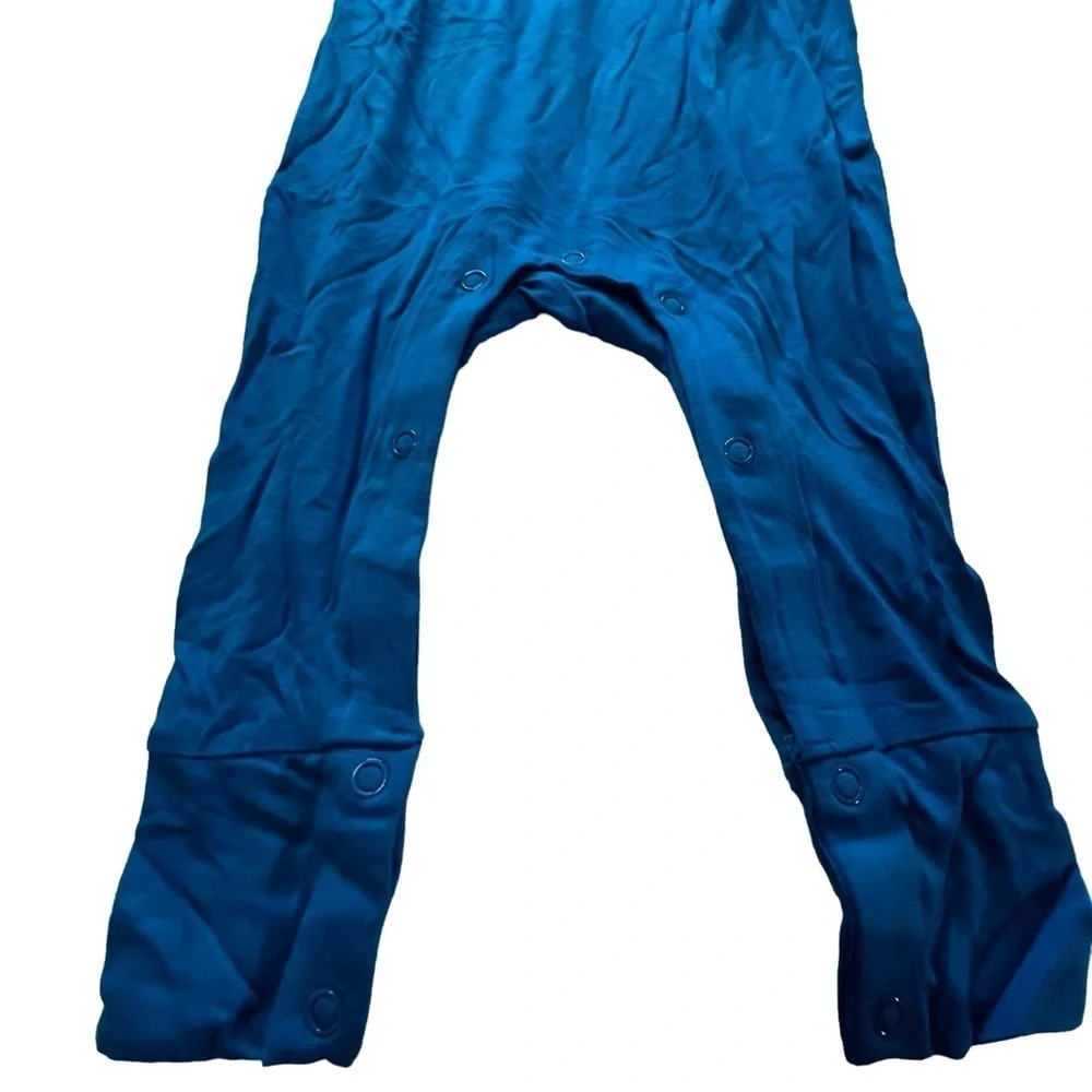 NWT Posh Peanut Bamboo Onsie Bodysuit Blue 2T